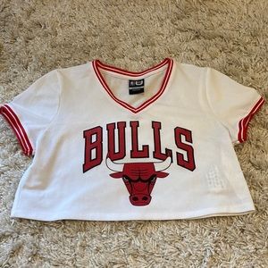Women’s Cropped Chicago Bulls Jersey
